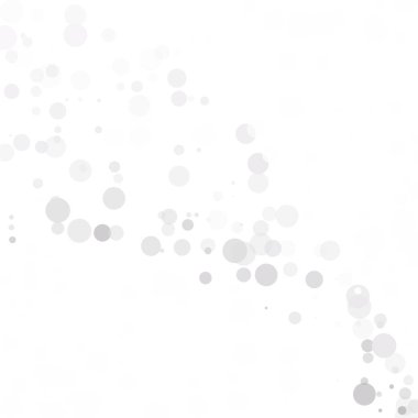 Kabarcıklar daire noktalar benzersiz gri beyaz parlak vektör arka plan