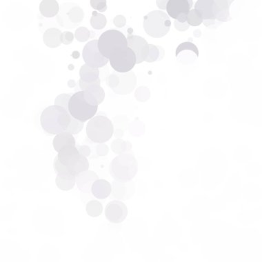 Kabarcıklar benzersiz gri beyaz parlak vektör arka plan