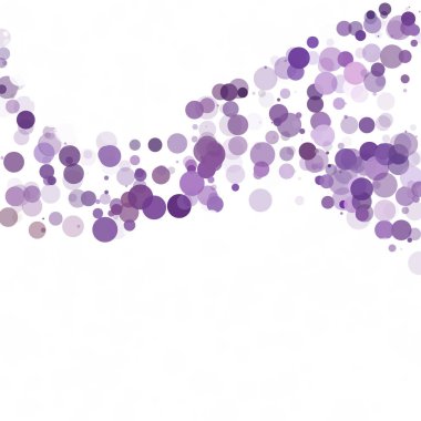 Kabarcıklar daire noktalar benzersiz mor parlak vektör arka plan