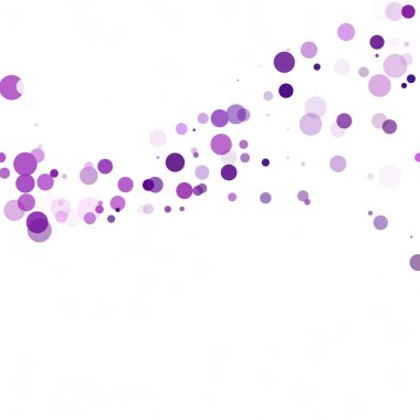 Kabarcıklar daire noktalar benzersiz mor parlak vektör arka plan