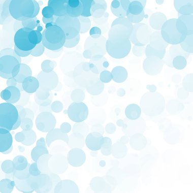 Kabarcıklar benzersiz mavi parlak vektör arka plan