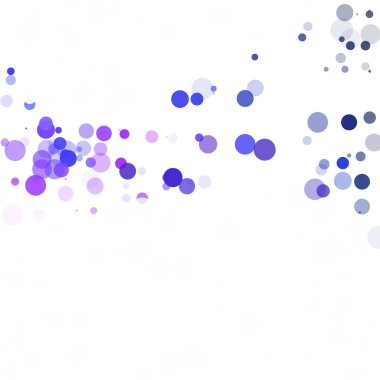 Kabarcıklar daire noktalar benzersiz mor parlak vektör arka plan