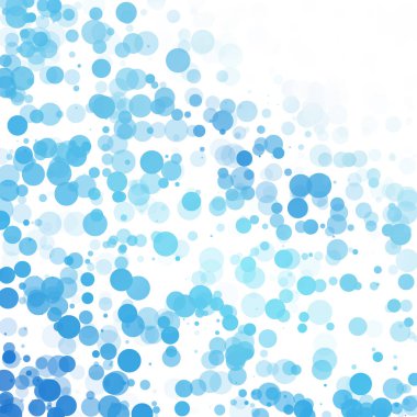 Kabarcıklar benzersiz mavi parlak vektör arka plan