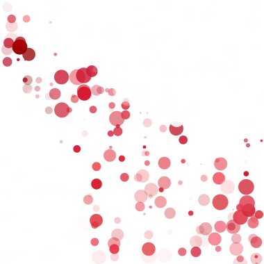 Kabarcıklar daire noktalar benzersiz kırmızı parlak vektör arka plan