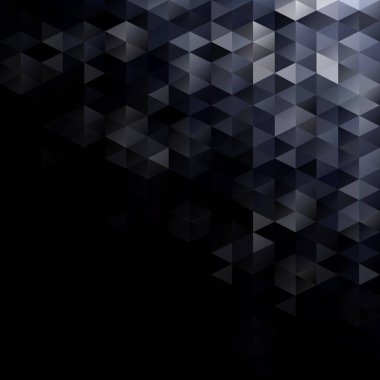 Siyah kılavuz Mozaik arka plan, yaratıcı tasarım şablonları