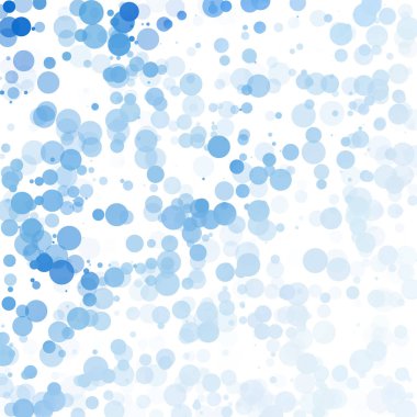 Baloncuklar Çemberi Noktaları Eşsiz Mavi Parlak Vektör Arkaplanı