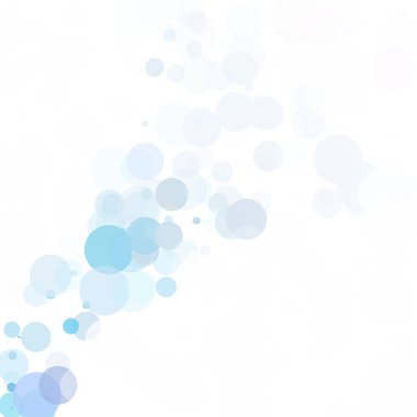 Kabarcıklar benzersiz mavi parlak vektör arka plan