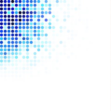 Mavi rastgele noktalar arka plan, yaratıcı tasarım şablonları