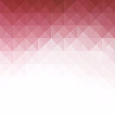 Kırmızı kılavuz Mozaik arka plan, yaratıcı tasarım şablonları