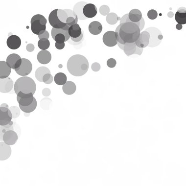 Kabarcıklar benzersiz siyah parlak vektör arka plan