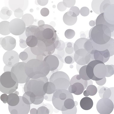 Kabarcıklar benzersiz gri beyaz parlak vektör arka plan
