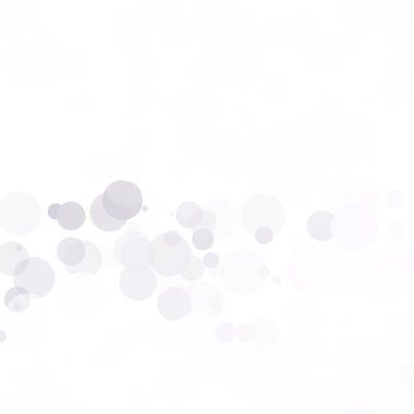 Kabarcıklar daire noktalar benzersiz gri beyaz parlak vektör arka plan