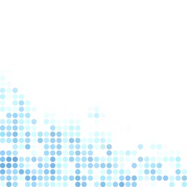 Mavi rastgele noktalar arka plan, yaratıcı tasarım şablonları