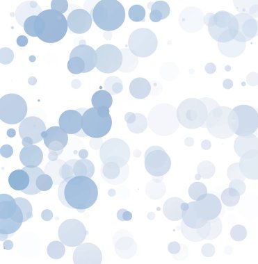 Kabarcıklar benzersiz mavi parlak vektör arka plan