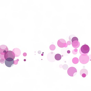 Kabarcıklar daire noktalar benzersiz mor parlak vektör arka plan