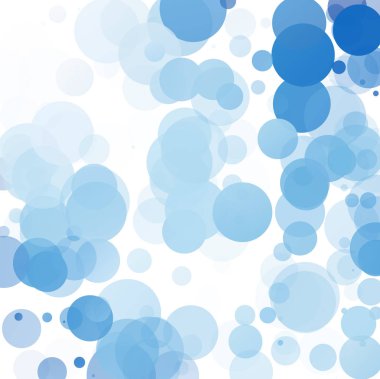 Kabarcıklar benzersiz mavi parlak vektör arka plan