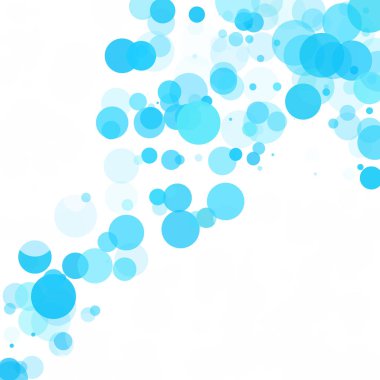 Kabarcıklar benzersiz mavi parlak vektör arka plan