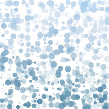 Baloncuklar Çemberi Noktaları Eşsiz Mavi Parlak Vektör Arkaplanı