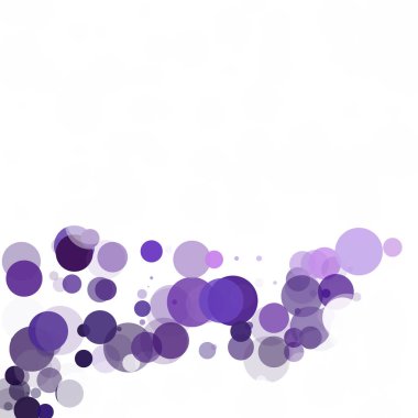 Kabarcıklar benzersiz mor parlak vektör arka plan