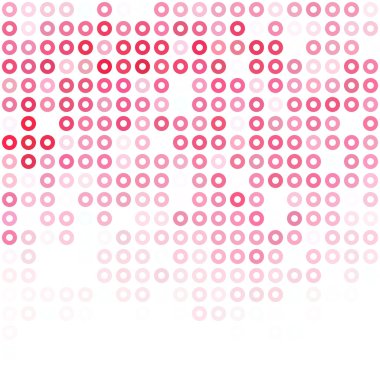 Kırmızı Donuts arka plan, yaratıcı tasarım şablonları