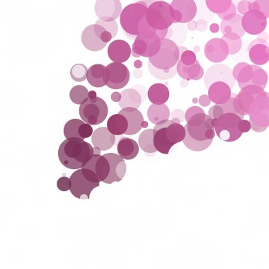 Kabarcıklar benzersiz mor parlak vektör arka plan