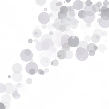 Kabarcıklar benzersiz gri beyaz parlak vektör arka plan