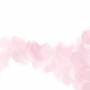 Kabarcıklar daire noktalar benzersiz pembe parlak vektör arka plan