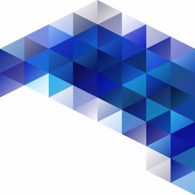 Mavi Izgara Mozaik Arkaplan, Yaratıcı Tasarım Şablonları