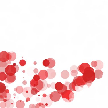 Kabarcıklar benzersiz kırmızı parlak vektör arka plan