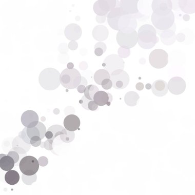 Kabarcıklar daire noktalar benzersiz gri beyaz parlak vektör arka plan