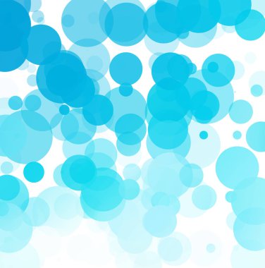 Kabarcıklar benzersiz mavi parlak vektör arka plan