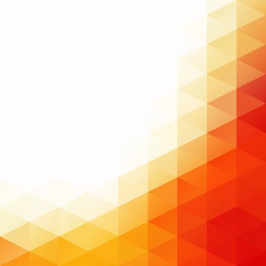 Turuncu Izgara Mozaik Arkaplan, Yaratıcı Tasarım Şablonları