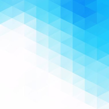 Mavi Izgara Mozaik Arkaplan, Yaratıcı Tasarım Şablonları