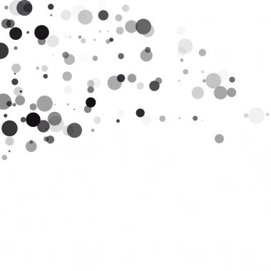 Kabarcıklar daire noktalar benzersiz siyah parlak vektör arka plan