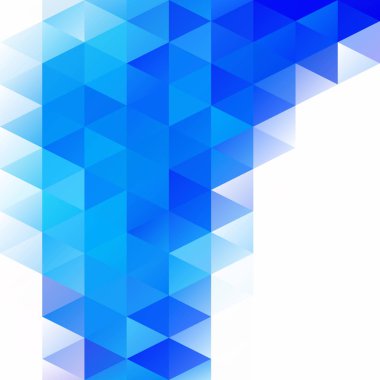 Mavi Izgara Mozaik Arkaplan, Yaratıcı Tasarım Şablonları