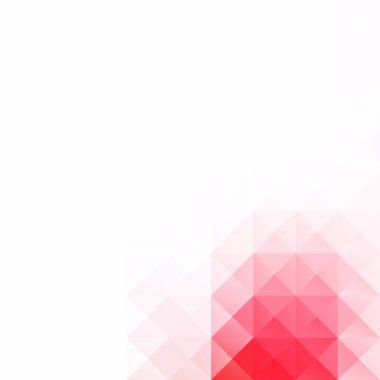 Kırmızı kılavuz Mozaik arka plan, yaratıcı tasarım şablonları