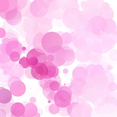 Kabarcıklar benzersiz pembe parlak vektör arka plan