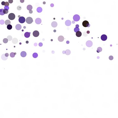 Kabarcıklar daire noktalar benzersiz mor parlak vektör arka plan