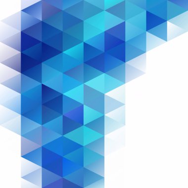 Mavi Izgara Mozaik Arkaplan, Yaratıcı Tasarım Şablonları