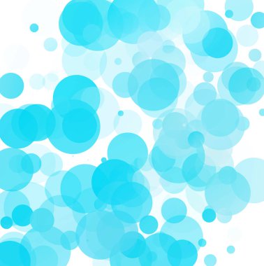 Kabarcıklar benzersiz mavi parlak vektör arka plan