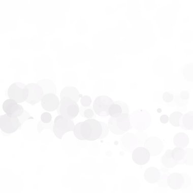 Kabarcıklar benzersiz gri beyaz parlak vektör arka plan