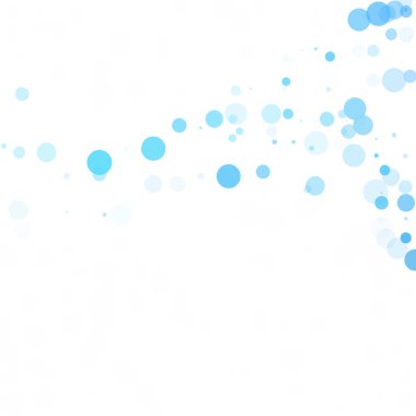 Baloncuklar Çemberi Noktaları Eşsiz Mavi Parlak Vektör Arkaplanı