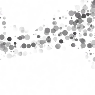 Kabarcıklar daire noktalar benzersiz siyah parlak vektör arka plan