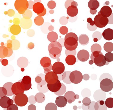 Kabarcıklar benzersiz kırmızı parlak vektör arka plan