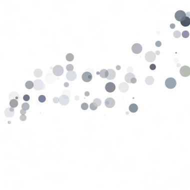 Kabarcıklar daire noktalar benzersiz siyah parlak vektör arka plan