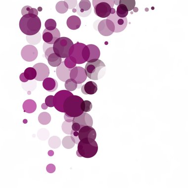 Kabarcıklar benzersiz mor parlak vektör arka plan