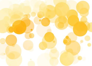 Kabarcıklar benzersiz turuncu parlak vektör arka plan