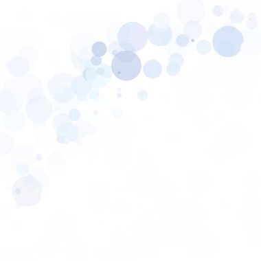 Kabarcıklar benzersiz gri beyaz parlak vektör arka plan