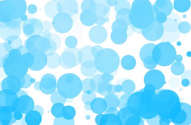 Kabarcıklar benzersiz mavi parlak vektör arka plan