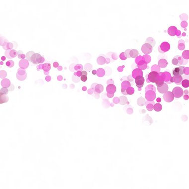 Kabarcıklar daire noktalar benzersiz mor parlak vektör arka plan